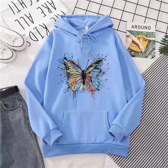 Women's hoodie with appealing butterfly design Lisslune