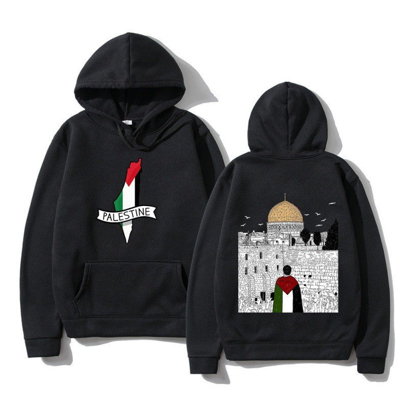 Women's hoodie with cultural motif and unique graphic design Lisslune