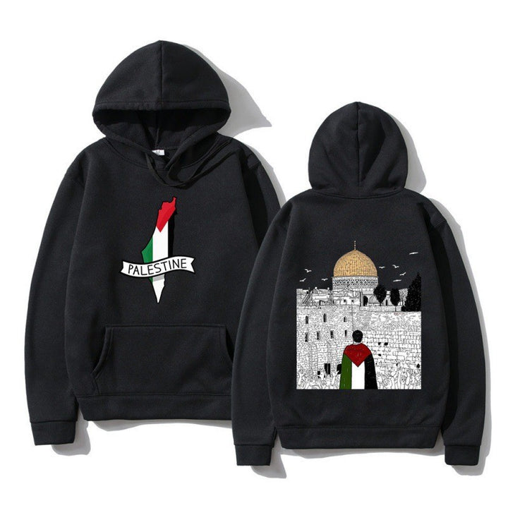 Women's hoodie with cultural motif and unique graphic design Lisslune