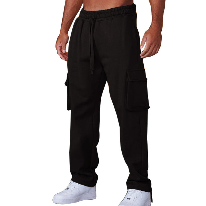 Men's cargo joggers with adjustable waistband and practical side pockets Lisslune