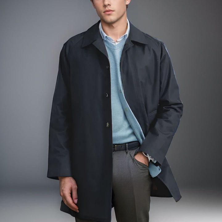 Men's weatherproof transitional jacket with practical pockets Lisslune
