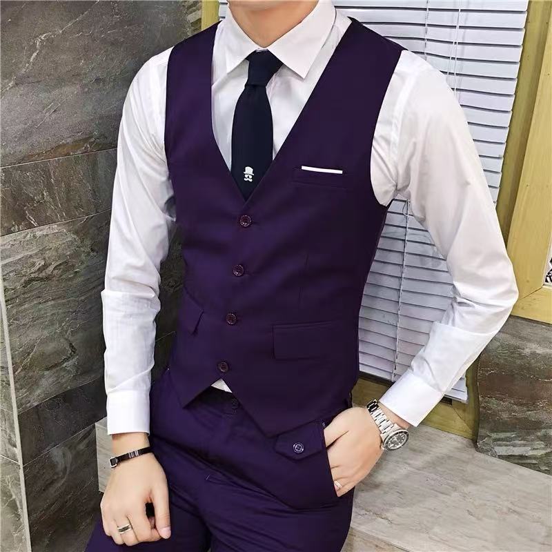 Men's Elegant Slim-Fit Suit with Practical Pockets Lisslune