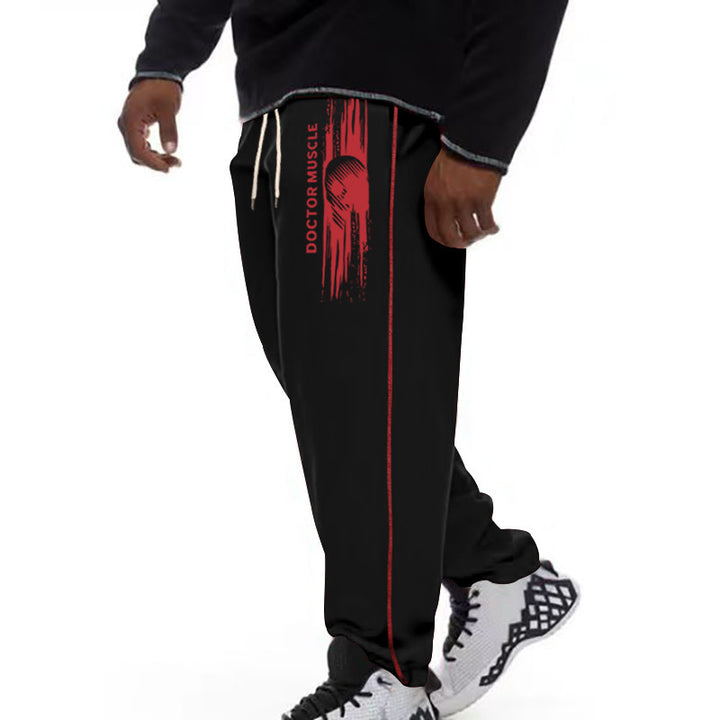 Men's cozy sports jogging pants with side stripes Lisslune