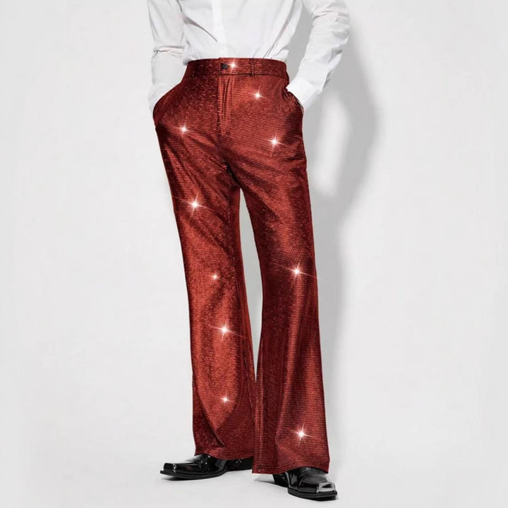 Men's Sparkling Party Pants in Elegant Cut Lisslune