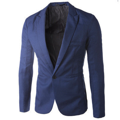 Men's Elegant Blazer with Modern Cut and Fine Details Lisslune