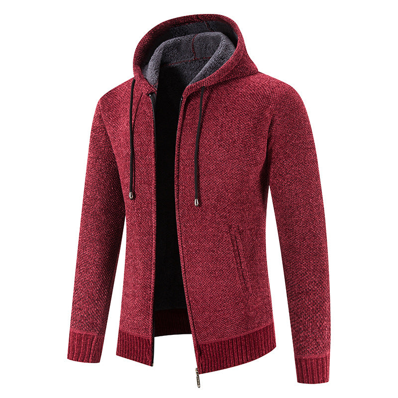 Men's hooded jacket with soft lining and innovative design Lisslune