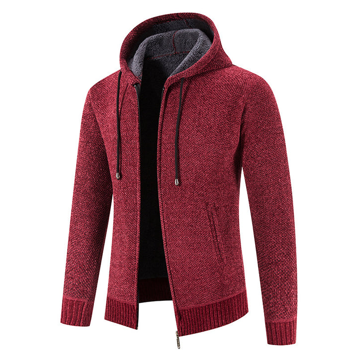 Men's hooded jacket with soft lining and innovative design Lisslune