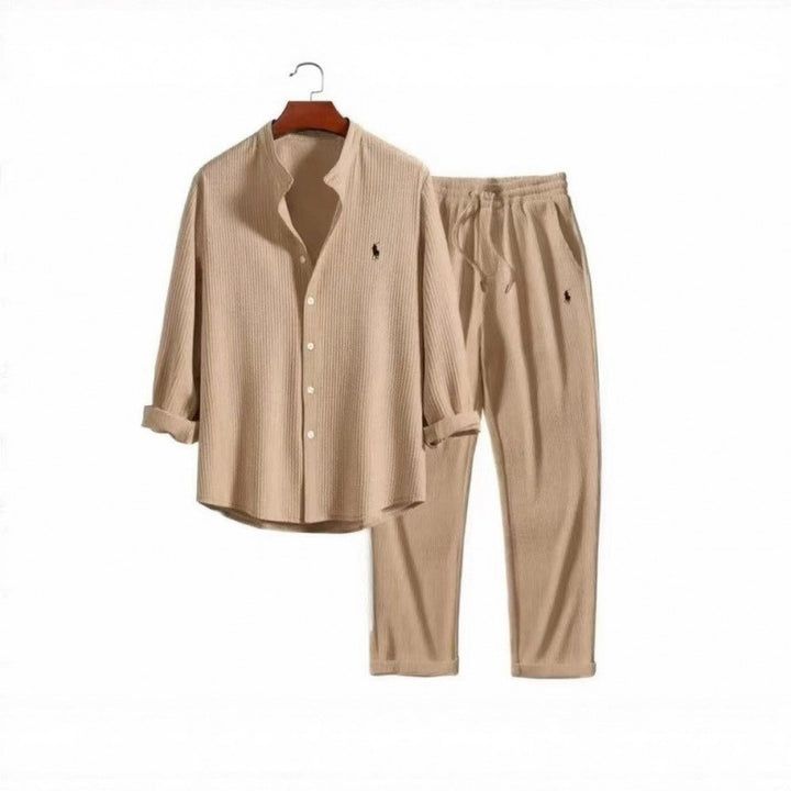 Women's pajama set with elegant shirt and comfortable pants Lisslune