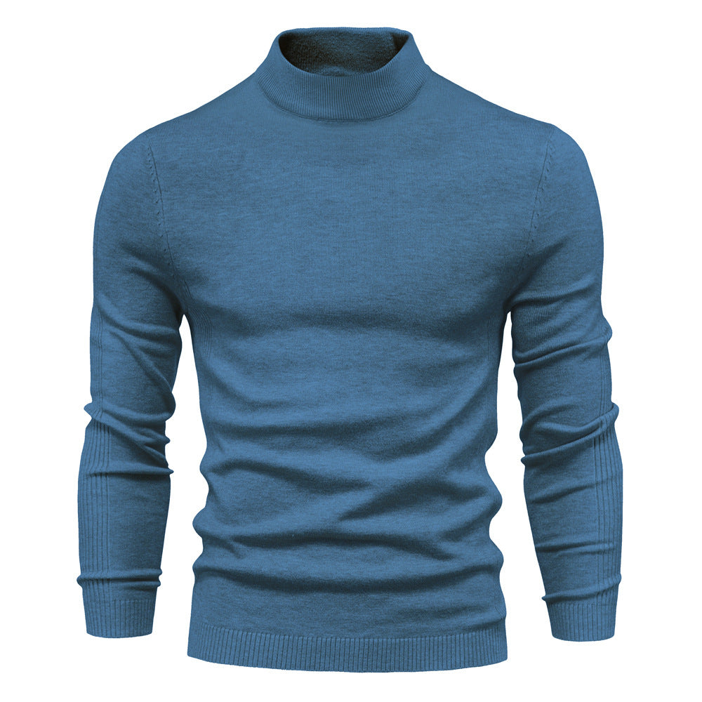 Men's comfortable turtleneck sweater made of soft knit Lisslune