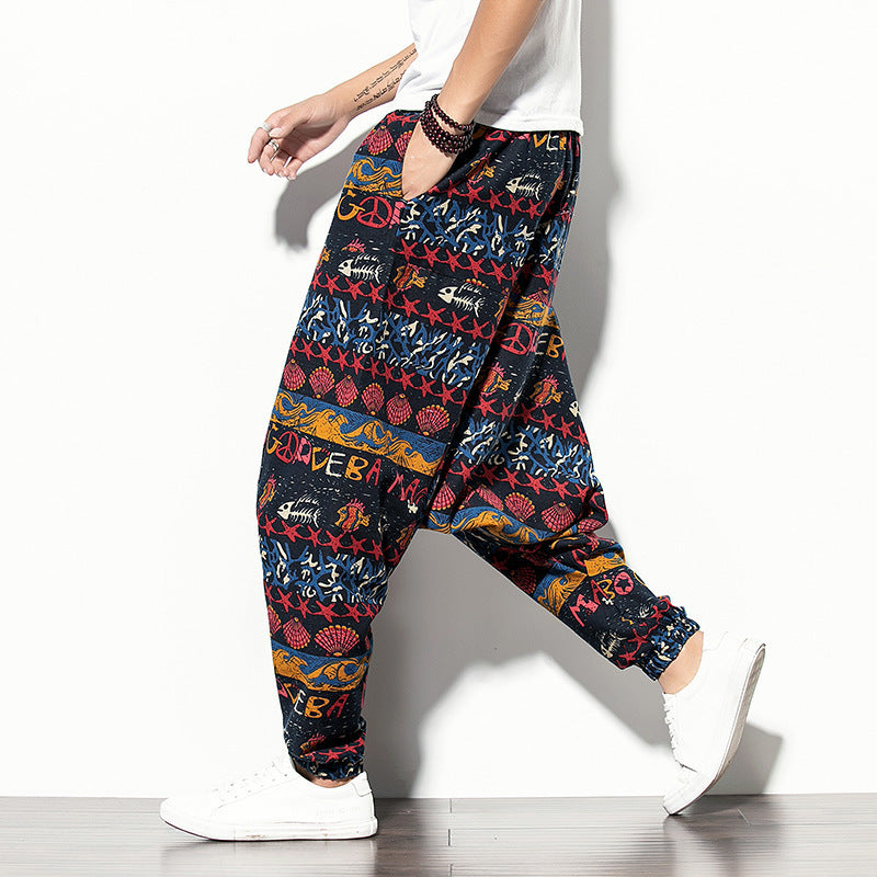 Unisex Patterned Leisure Pants Lisslune