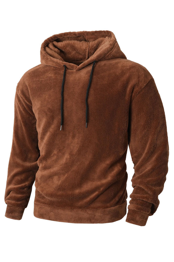 Men's cozy hooded sweatshirt made of soft fleece Lisslune
