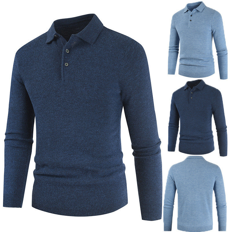 Men's Elegant Polo Shirt with High-Quality Knit Structure Lisslune