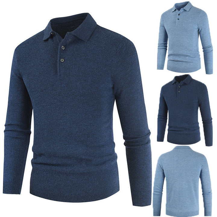 Men's Elegant Polo Shirt with High-Quality Knit Structure Lisslune