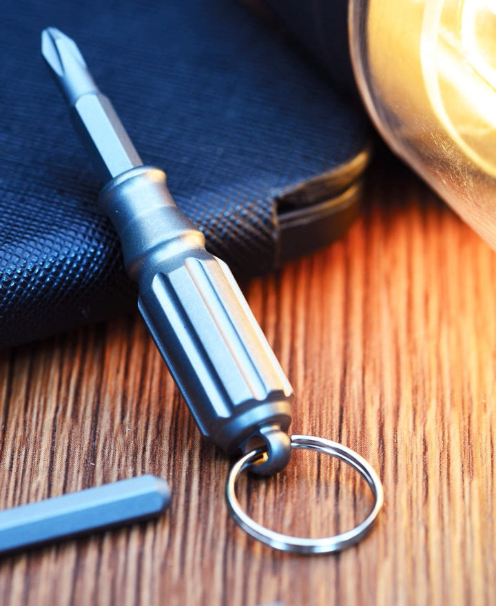 Lisslune | Mini Titanium EDC Screwdriver - Portable Palm Tool