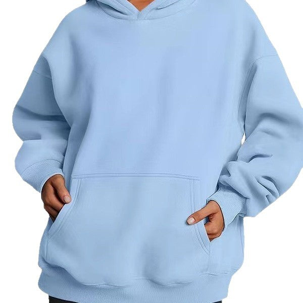 Women's oversized hoodie with practical kangaroo pockets and soft inner lining Lisslune