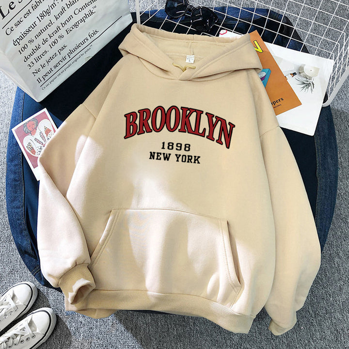Women's hoodie with urban Brooklyn design Lisslune