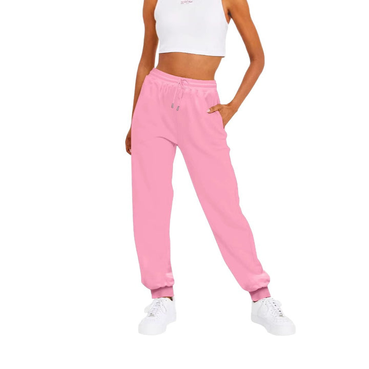 Women's comfortable jogging pants with elastic waistband and side pockets Lisslune