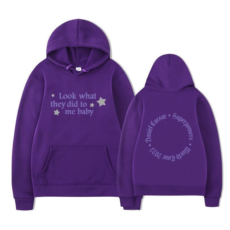 Women's hooded sweatshirt with creative slogan and unique design Lisslune