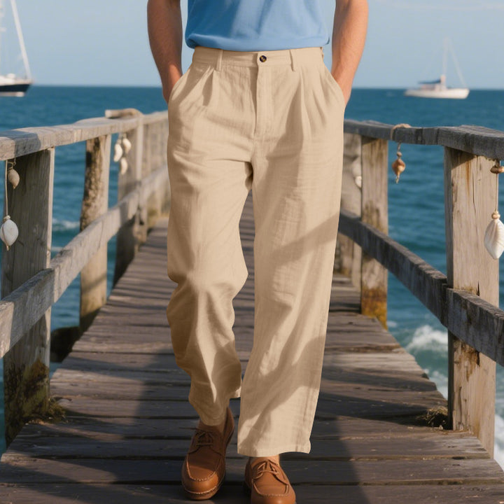 Men's elegant casual pants with side pockets Lisslune