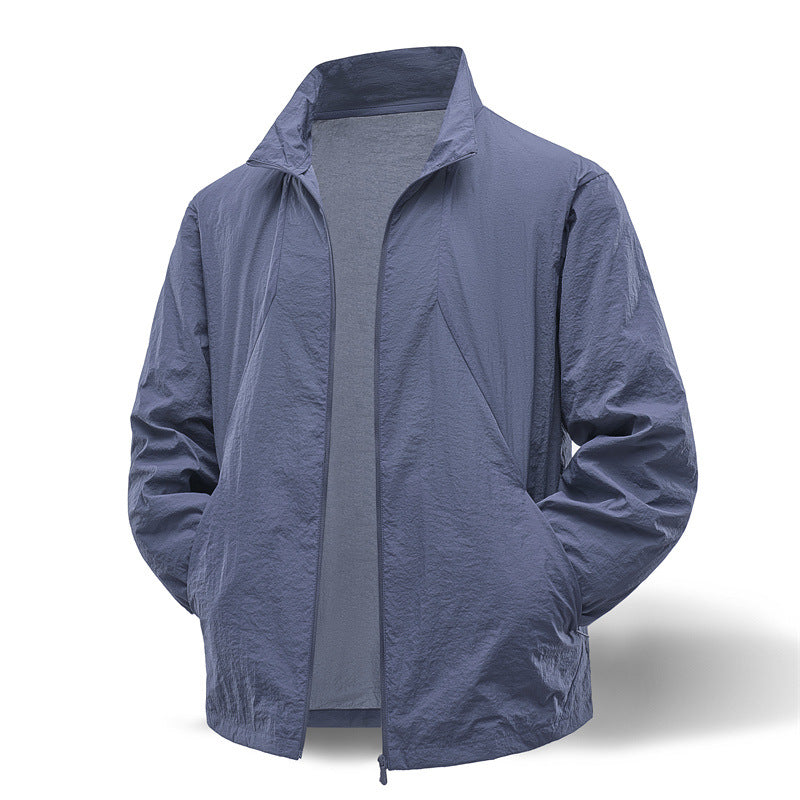 Men's lightweight windbreaker with reflective inserts Lisslune