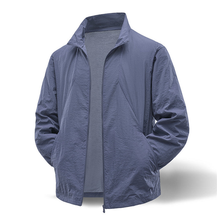 Men's lightweight windbreaker with reflective inserts Lisslune
