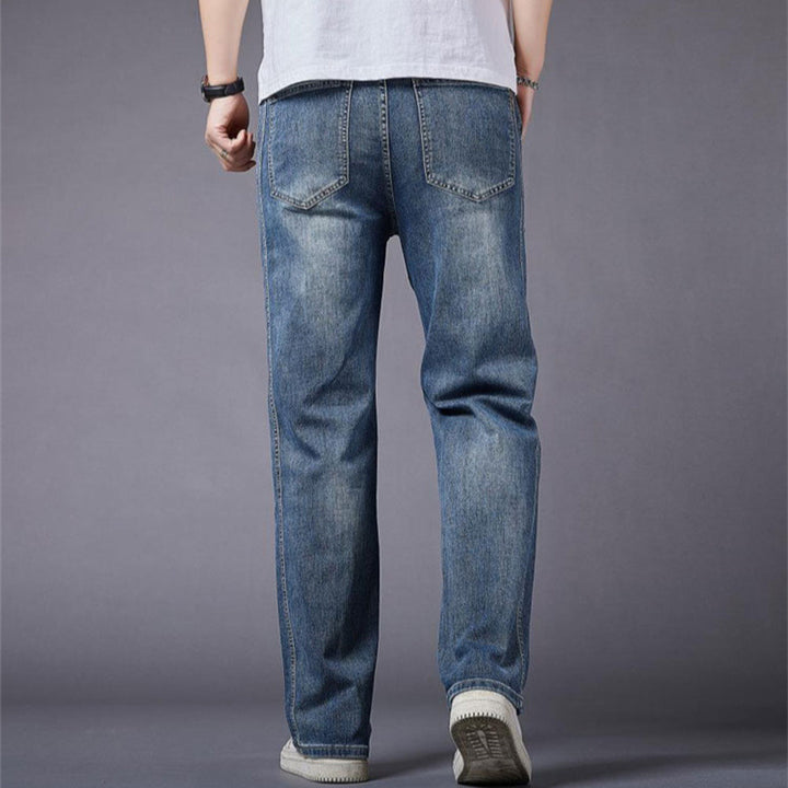 Men's Comfortable Relaxed Fit Jeans Lisslune