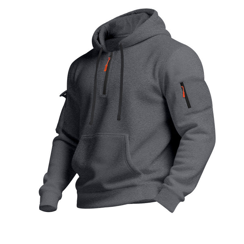 Men's sweatshirt with functional pockets Lisslune