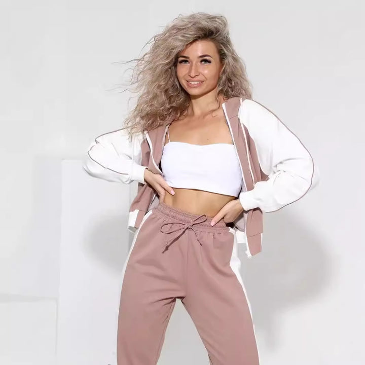 Women's sporty hoodie and jogger set Lisslune