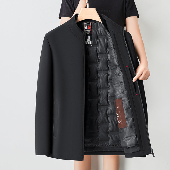Men's Elegant Long Coat with Modern Cut Lisslune