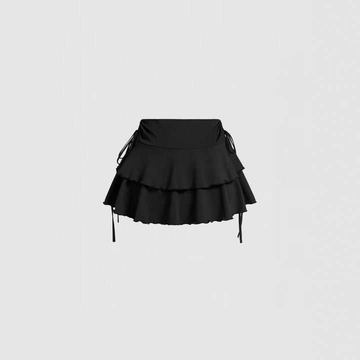 Damen Rüschenshorts mit verstellbarem Bund Lisslune