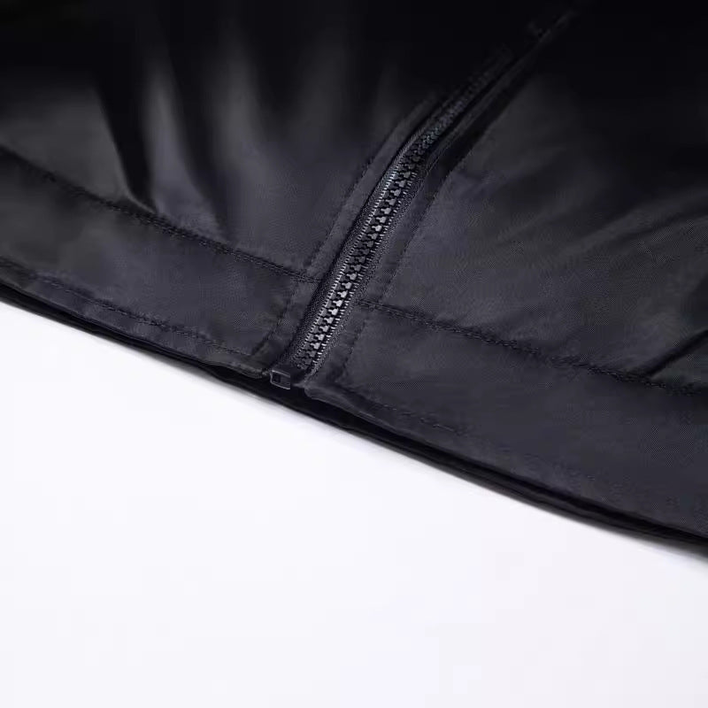 Men's Versatile Synthetic Leather Jacket Lisslune