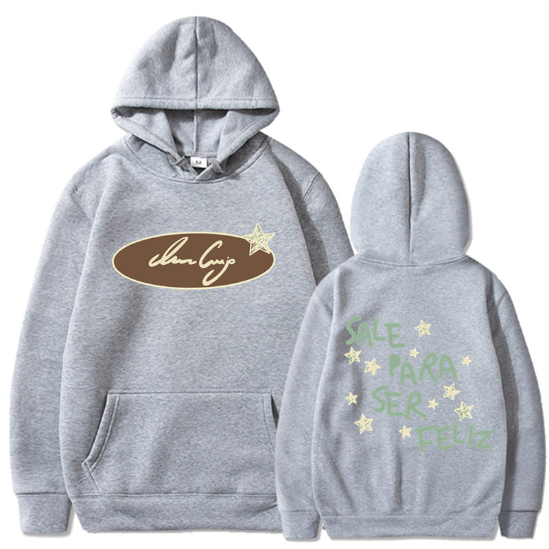 Women's hoodie sweatshirt with creative lettering and eye-catching design Lisslune