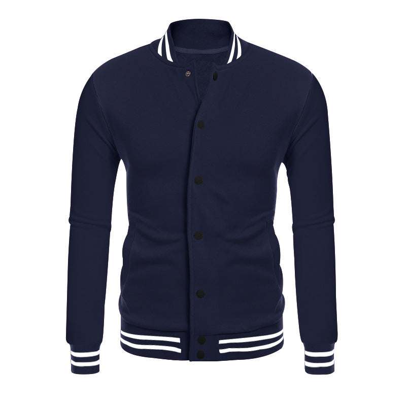 Men's sports jacket with contrasting cuffs and modern snap buttons Lisslune