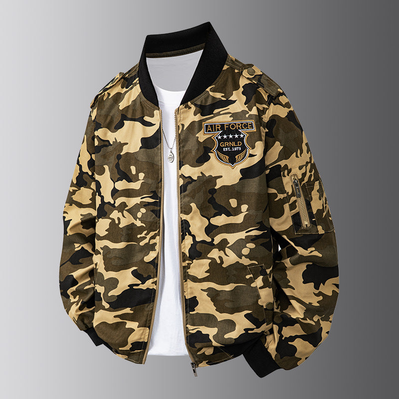 Men's Camouflage Bomber Jacket Lisslune