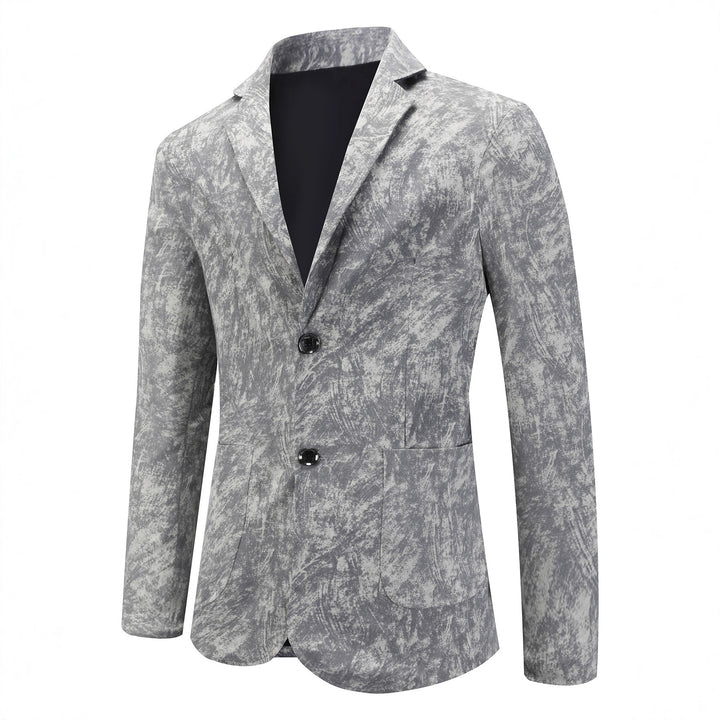 Men's fashionable blazer with textured pattern Lisslune