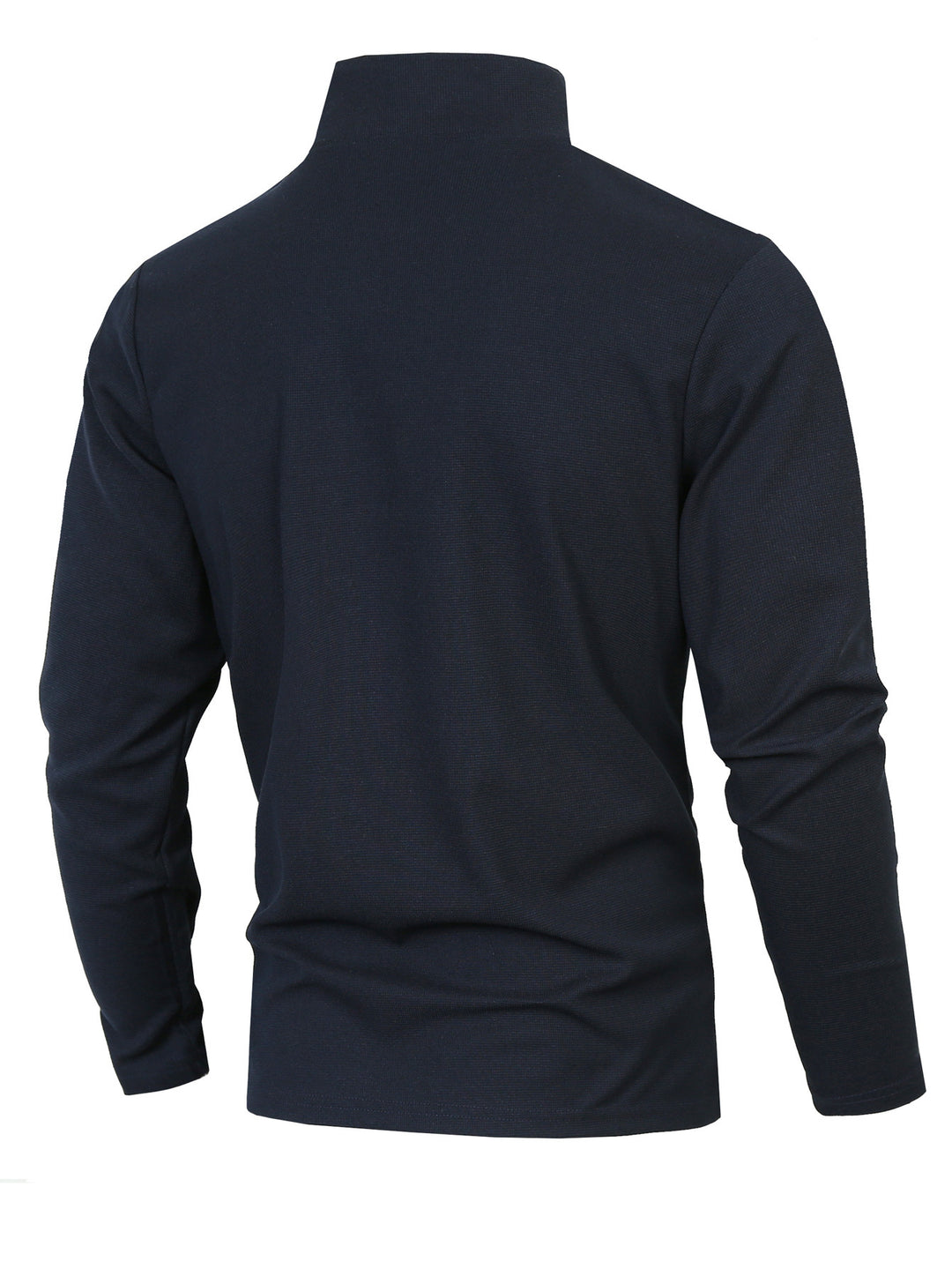 Men's sports pullover with modern stand-up collar and zipper Lisslune