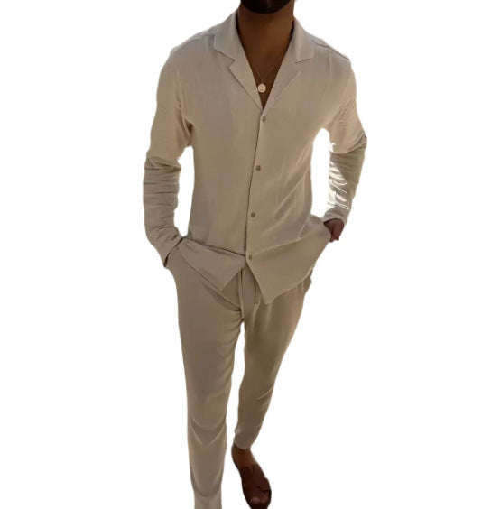 Men's Luxurious Pajama Set made of Breathable Material Lisslune