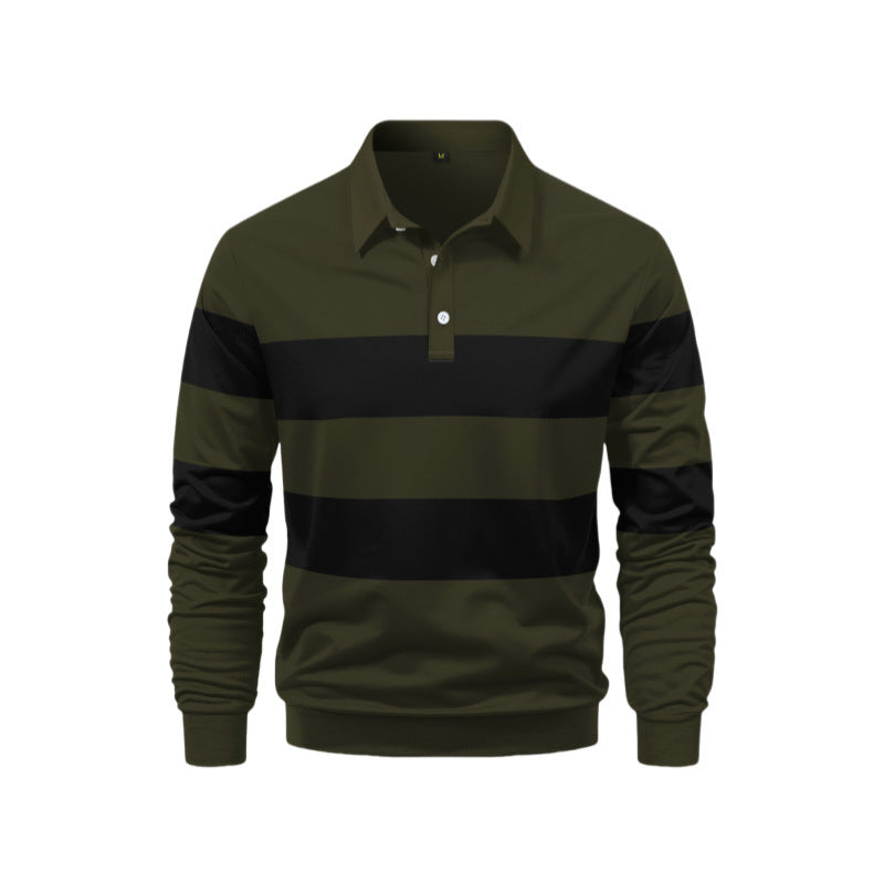 Men's Polo Shirt with sporty stripe design Lisslune