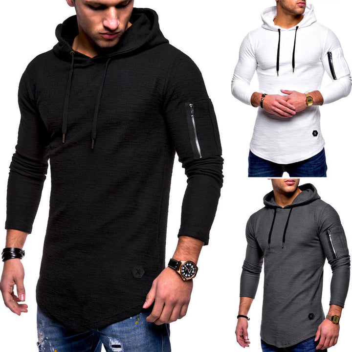 Men's casual hoodie with trendy zipper Lisslune
