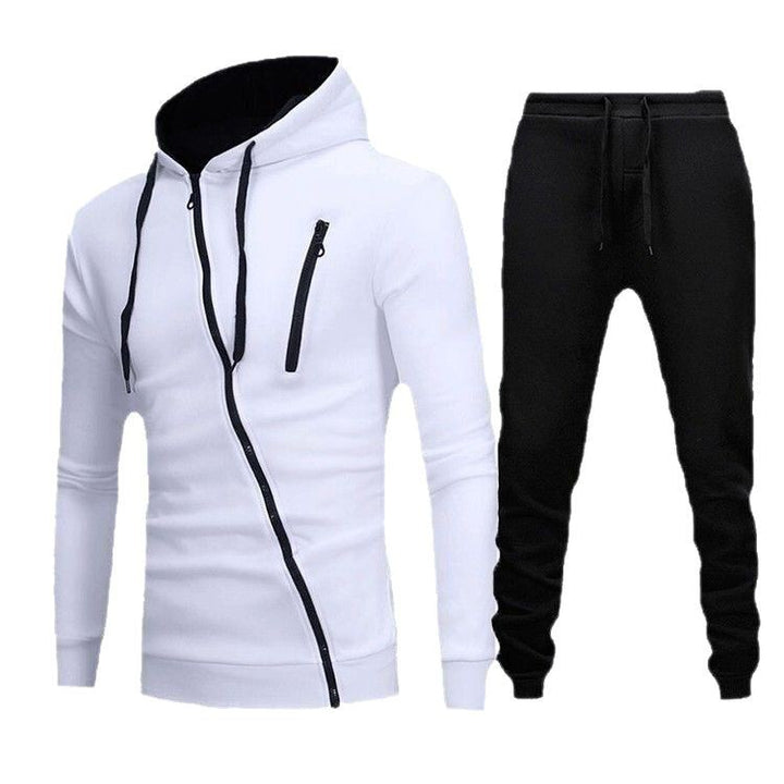 Men's functional jacket with asymmetrical zipper and sporty fit Lisslune