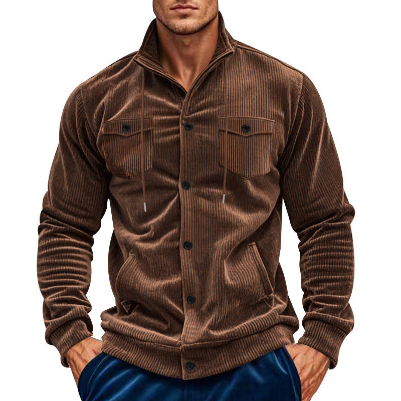 Men's cord jacket with practical chest pockets Lisslune