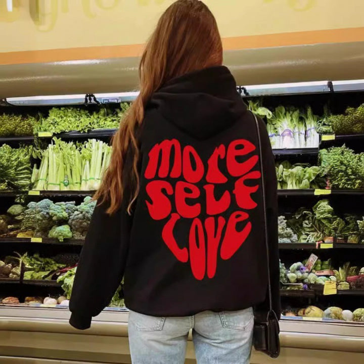 Women's hoodie with eye-catching print and oversized fit Lisslune