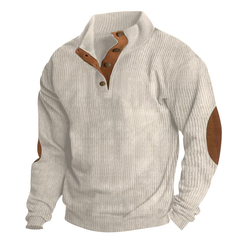 Men's structured sweater with contrast details Lisslune