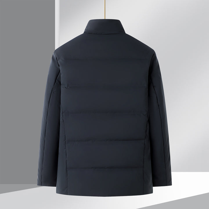 Men's Warming Winter Jacket with Stylish Details Lisslune
