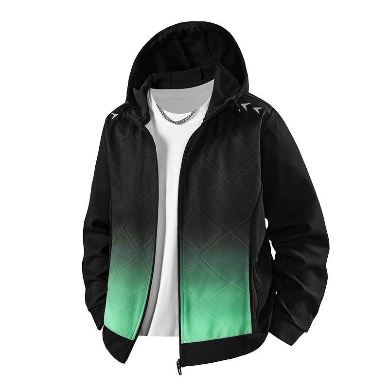 Men's Sporty Transitional Jacket with Functional Pockets Lisslune