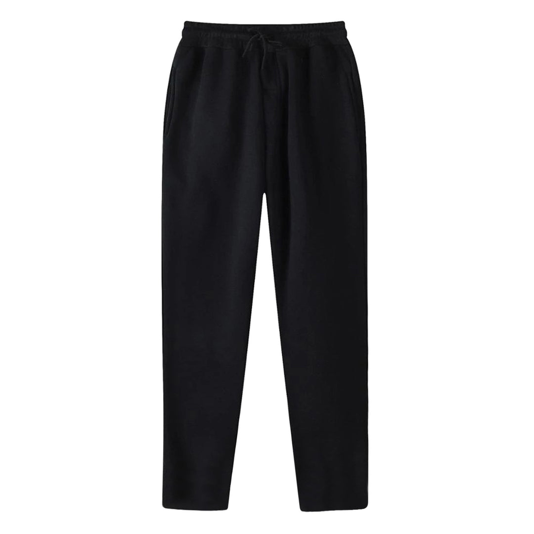 Men's sporty casual pants with elastic waistband and practical side pockets Lisslune