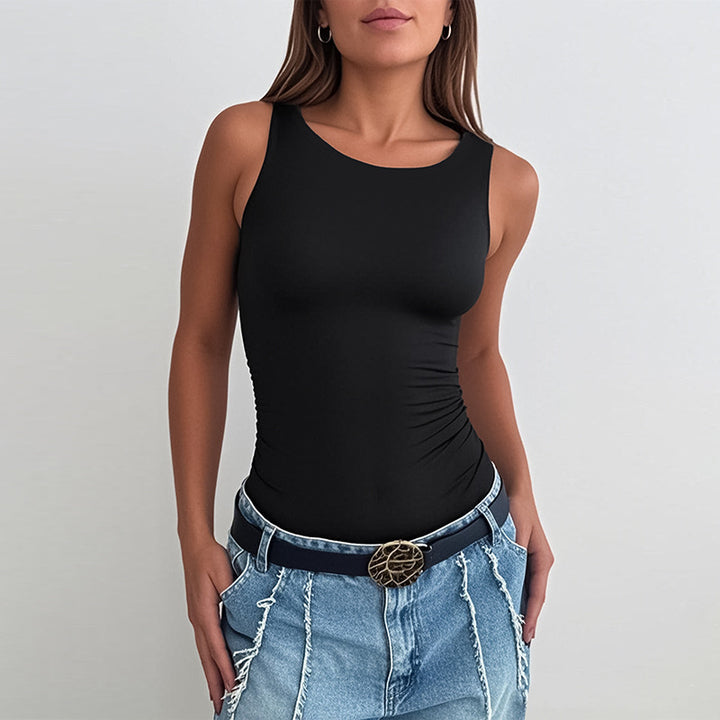 Women's bodysuit with elegant ruffle detail Lune London