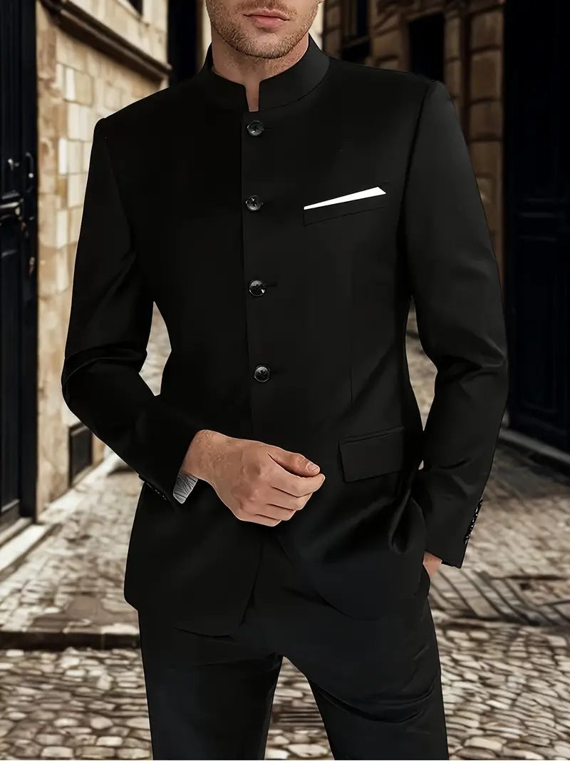 Men's elegant suit blazer in modern style Lisslune