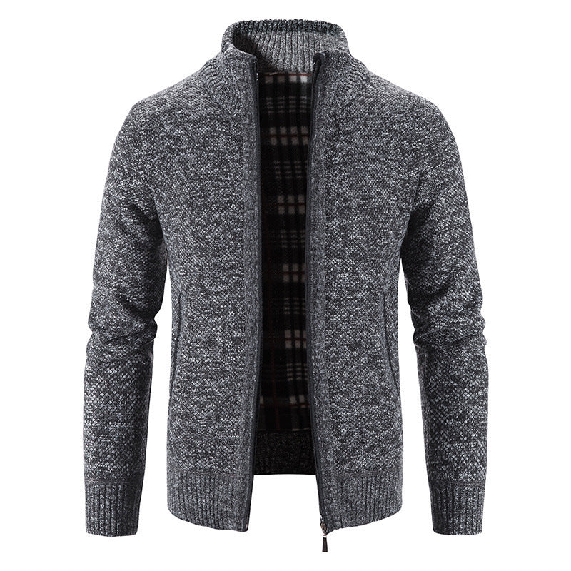 Men's cardigan with innovative heat-insulating inner lining Lisslune