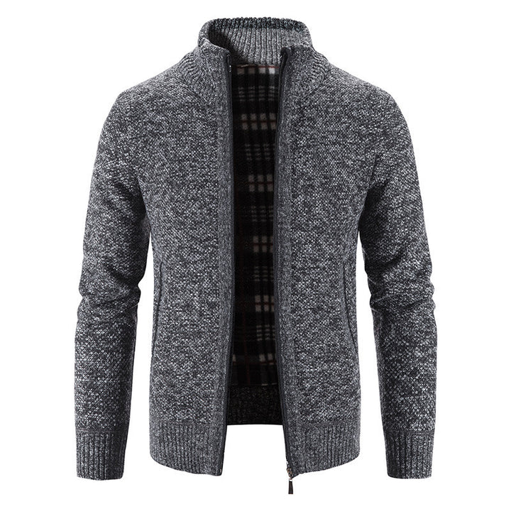 Men's cardigan with innovative heat-insulating inner lining Lisslune